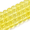 Transparent Glass Beads Strands X-GLAA-T032-T6mm-12-1