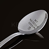 Stainless Steel Spoon AJEW-WH0160-020-3