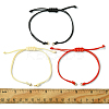 Braided Waxed Polyester Cord X1-AJEW-JB01153-03-4