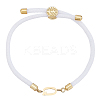 1pc Adjustable Nylon Cord Slider Bracelets for Women BJEW-LP0001-33Q-G-1