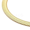 Ion Plating(IP) 304 Stainless Steel Herringbone Chain Necklace for Men Women X-NJEW-E076-04E-G-2