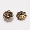 Tibetan Style Alloy Fancy Bead Caps LS-X-PALLOY-D348-09AB-1