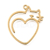 201 Stainless Steel Pendants STAS-S176-14G-1-1