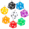 16Pcs 8 Style Transparent Acrylic Pendants MACR-SC0002-12-1
