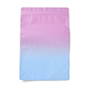 Two Tone Rectangle Plastic Zip Top Gift Bags OPP-B006-01A-02-2