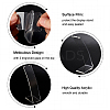 Transparent Acrylic Necklace Display Stands NDIS-WH0006-10-4