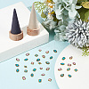 64Pcs 16 Style Zinc Alloy Cabochons MRMJ-AR0001-22-4