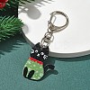 Christmas Theme Acrylic Pendant Decoration HJEW-YW00032-10-1