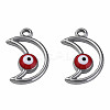 304 Stainless Steel Enamel Pendants STAS-N087-50-01P-2