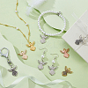 54Pcs 9 Styles Tibetan Style Alloy Pendants FIND-GA0005-47-4