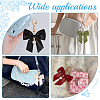 4Pcs 4 Colors Bowknot Polyester Pendant Decorations HJEW-BBC0001-09-6