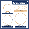 Olycraft 120Pcs 6 Styles Brass Linking Rings KK-OC0001-44-2