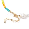 Lemon Slice Enamel Pendant Necklace for Girl Women X1-NJEW-TA00013-7