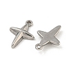 Non-Tarnish 304 Stainless Steel Pendants STAS-N103-127P-2
