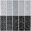 10 Rolls PET Lace Flower Nail Foils Floral Transfer Paper STIC-WH20010-16D-7