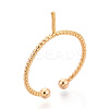 Brass Cup Peg Ring Settings KK-N274-34G-1