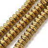 Electroplated Non-Magnetic Synthetic Hematite Beads Strands G-P518-06A-1