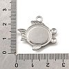 304 Stainless Steel Pave Natural Paua Shell Pendants STAS-C122-21E-01P-3