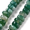 Natural Banded Agate Beads Strands G-K392-A17-2