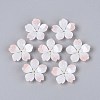 Flower Acrylic Bead Caps SACR-T017-51B-1