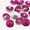 Pointed Back Glass Rhinestone Cabochons RGLA-T086-14mm-09-1