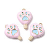 Alloy Enamel Pendants PALLOY-T094-05A-1