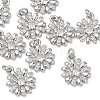 SHEGRACE Brass Clear Cubic Zirconia Charms XGRQ4G771-537P-1