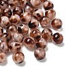Opaque Acrylic Imitation Leopard Print Beads X-OACR-B052-10-1