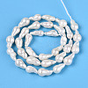 Natural Baroque Keshi Pearl Beads Strands PEAR-S020-F14-02-3