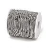 Tarnish Resistant 304 Stainless Steel Curb Chains CHS-R008-05-50m-3