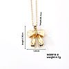 Fashionable and Elegant Butterfly Brass Pendant Necklaces QH8732-6-1