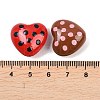 Baking Paint Acrylic Beads OACR-A045-02-4