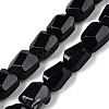 Natural Black Agate(Dyed & Heated) Beads Strands G-N342-148C-2