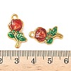 304 Stainless Steel Enamel Pendants STAS-I346-17G-01-3