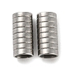 Non-Tarnish 201 Stainless Steel Tube Beads STAS-Z049-06P-1