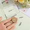 6Pcs Brass Fold Over Clasps KK-BBC0013-51-3