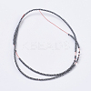 Non-magnetic Synthetic Hematite Beads Strands X-G-H1074-1-2