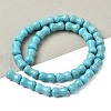 Dyed Synthetic Turquoise Beads Strands G-B147-A02-2