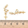 Brass Micro Pave Cubic Zirconia Pendants KK-Z136-05G-01-3