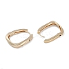 Clear Cubic Zirconia Hoop Earrings EJEW-L292-015G-2