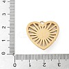 304 Stainless Steel Rhinestone Pendants STAS-Z122-40G-3