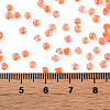 Glow in the Dark Luminous Transparent 8/0 Glass Seed Beads SEED-YWC0001-01C-4