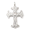 Brass Micro Pave Clear Cubic Zirconia Pendants KK-M246-03P-1