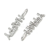 SHEGRACE Brass Micro Pave Cubic Zirconia Pendants XGRQ3D405-493P-2