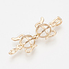 Brass Locket Pendants KK-Q748-015KC-2