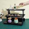 1 Bag 3-Tier Wood Display Riser Stands for Cosmetic ODIS-PH0002-02-3