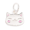 Cat Shape 925 Sterling Silver Charms LS-STER-F056-03S-01-1