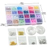 DIY Glass Beads & Alloy Pendant Bracelets Jewelry Making Kits DIY-FS0006-25-6