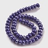 Glazed Porcelain Rondelle Beads PORC-Q001-01E-3
