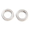 Non-Tarnish 316 Stainless Steel Spring Gate Rings STAS-M296-01P-C-01-2